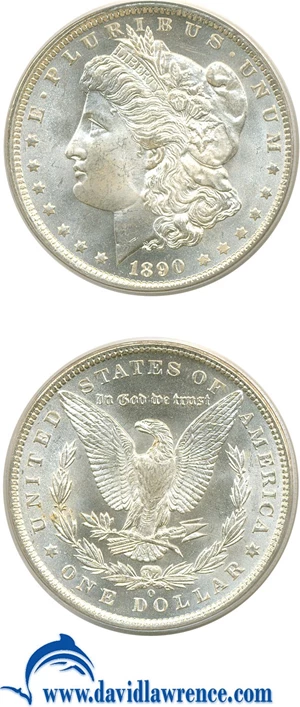 image for: 1890-O $1 PCGS MS66