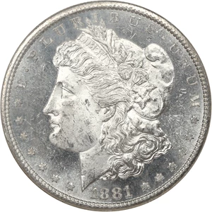 image for: 1881-S $1 NGC MS63 PL