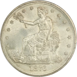 image for: 1876 Trade$ PCGS MS65