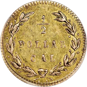 image for: 1875 Cal. Gold 50c PCGS AU53 (BG-1037)