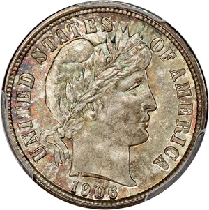 image for: 1906-O 10c PCGS/CAC MS65