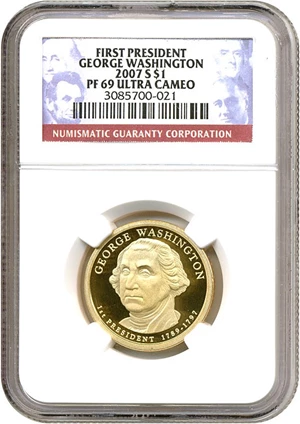 image for: 2007-S $1 George Washington NGC Proof 69 UCameo