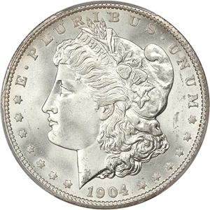 image for: 1904-O $1 PCGS MS67