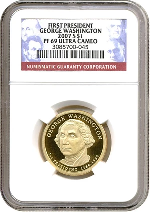 image for: 2007-S $1 George Washington NGC Proof 69 UCameo