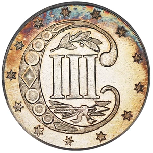 image for: 1871 3cS PCGS/CAC Proof 63