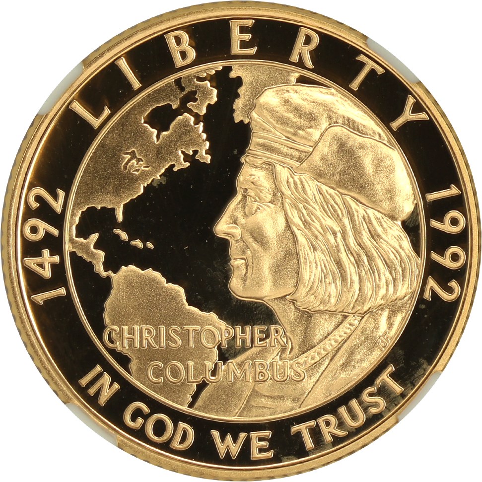 image for: 1992-W Columbus $5 NGC Proof 69 UCAM