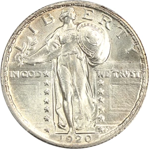 image for: 1920 25c PCGS MS63 FH