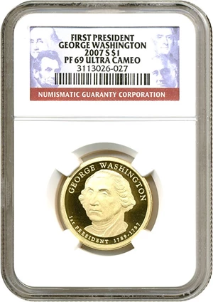 image for: 2007-S $1 George Washington NGC Proof 69 UCameo
