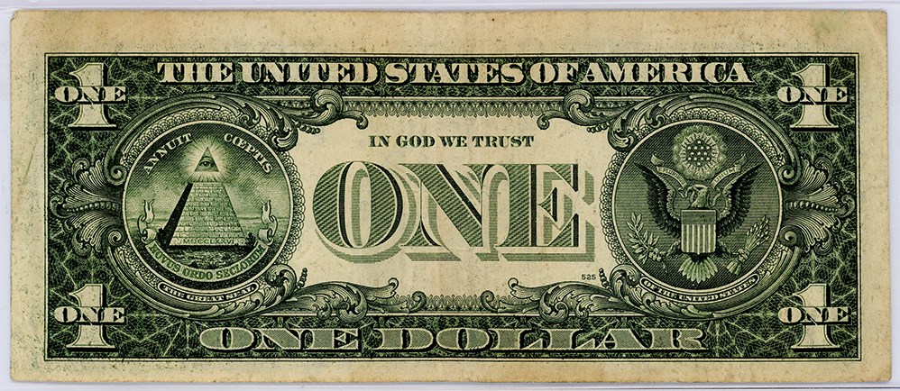 image for: FR. 1918E 1993 $1 Federal Reserve Note CGA Very Fine 30