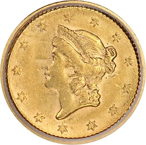 image for: 1852 G$1 ICG AU55