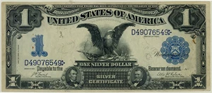 image for: FR. 226a 1899 $1 Silver Certificate PCGS About New 53