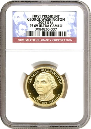 image for: 2007-S $1 George Washington NGC Proof 69 UCameo