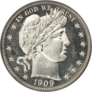 image for: 1909 50c PCGS Proof 65
