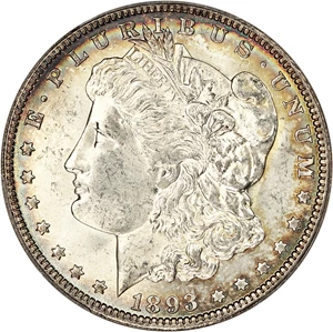 image for: 1893-O $1 PCGS MS63