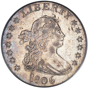 image for: 1806 25c PCGS AU53