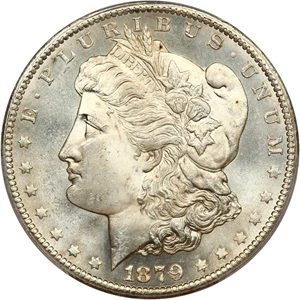 image for: 1879-CC $1 PCGS/CAC MS64