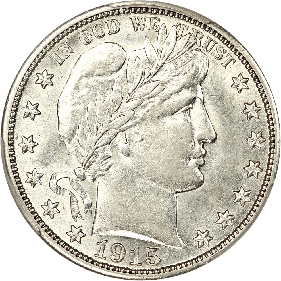 image for: 1915-S 50c PCGS AU58
