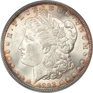 image for: 1893 $1 PCGS MS63