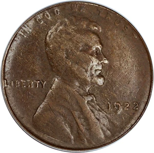 image for: 1922 no D Strong Reverse 1c PCGS/CAC XF45 (Die Pair 2, OGH)
