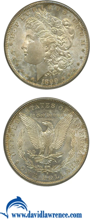 image for: 1890-S $1 PCGS MS67