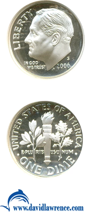 image for: 2006-S 10c Silver NGC Proof 70 UCameo