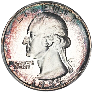 image for: 1955 25c PCGS Proof 66