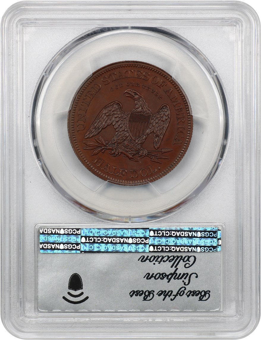 image for: Pattern: 1861 P50c PCGS Proof 64 BN (J-280) ex: Simpson