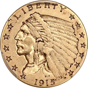 image for: 1915 $2 1/2 PCGS XF40