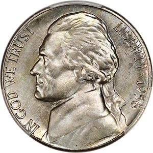 image for: 1956-D 5c PCGS MS67 FS