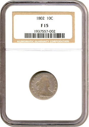 image for: 1802 10c NGC F15