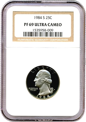image for: 1984-S 25c NGC Proof 69 UCameo