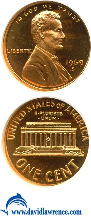 image for: 1969-S 1c NGC Proof 69 RD UCameo