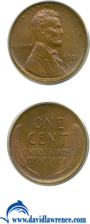 image for: 1921-S 1c PCGS MS65 BN