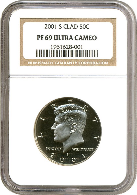 image for: 2001-S 50c  NGC Proof 69 UCameo
