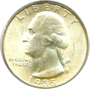 image for: 1935 25c PCGS MS65
