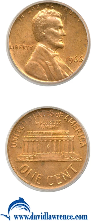 image for: 1966 1c ICG MS67 RD