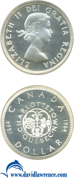 image for: Canada: 1964 $1 PCGS Proof 66 Cam