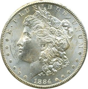 image for: 1884-CC $1 GSA Hoard/NGC MS63