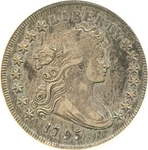 image for: 1795 $1 Draped Bust NGC/CAC XF40