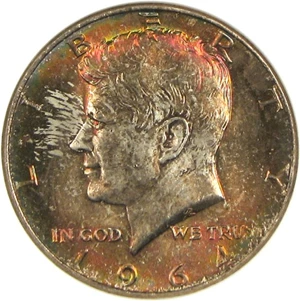 image for: 1964 50c NGC MS65 *Color*