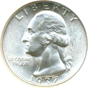 image for: 1937-S 25c NGC MS65
