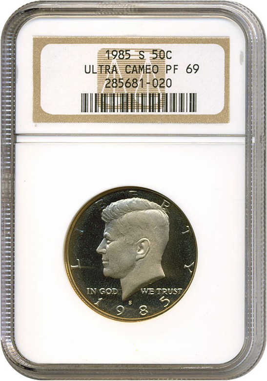 image for: 1985-S 50c  NGC Proof 69 UCameo
