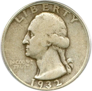 image for: 1932-S 25c PCGS F15