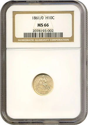 image for: 1861/0 H10c NGC MS66