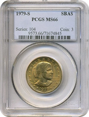image for: 1979-S SBA$ PCGS MS66