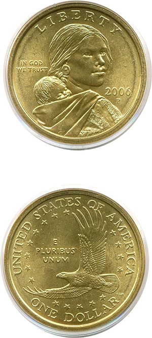 image for: 2006-P Sac $1 PCGS MS66