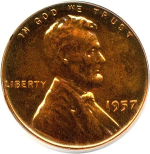 image for: 1957 1c PCGS Proof 63 RD