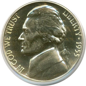 image for: 1955 5c PCGS Proof 65