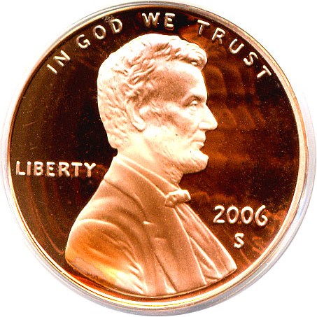 image for: 2006-S 1c  PCGS Proof 69 RD DCameo