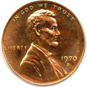 image for: 1970-S 1c Small Date PCGS Proof 66 RD